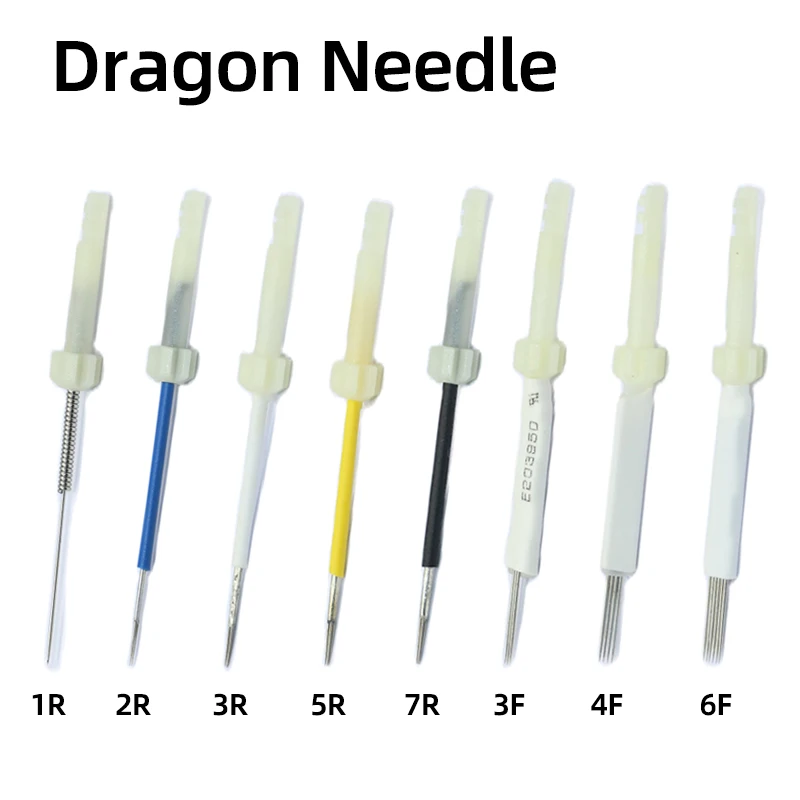 Top Trends: 20PCS / 50pcs / 100pcs 1R / 2R / 3R / 5R / 7R / 3F / 4F / 6F Tattoo Needles For Permanent Makeup Eyebrow And Lip Designs Taiwan Dragon Machine Shoppable Styles