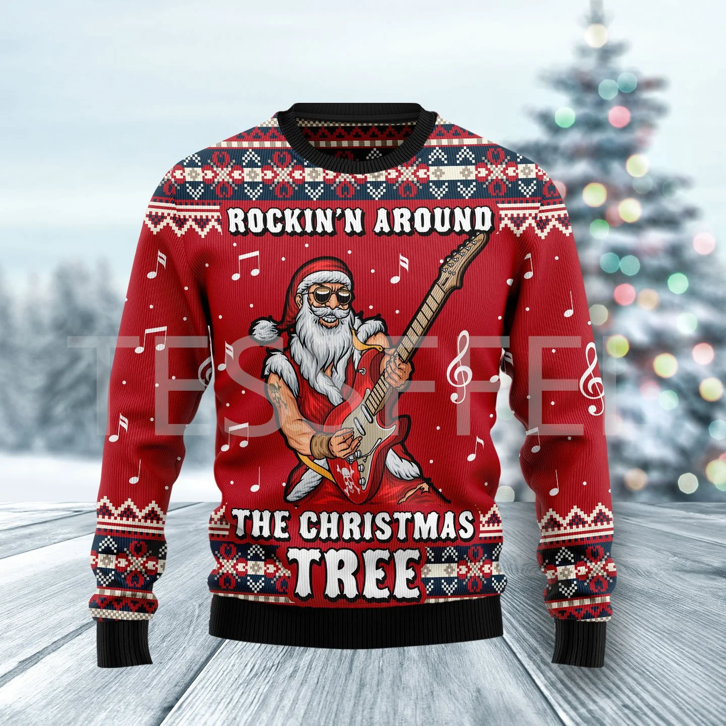 Top Trends: Christmas Ugly Sweater Cartoon Dog Cat Santa Claus Tattoo Retro Long Sleeves 3DPrint Autumn Winter Pullover Harajuku Casual X3 Shoppable Styles