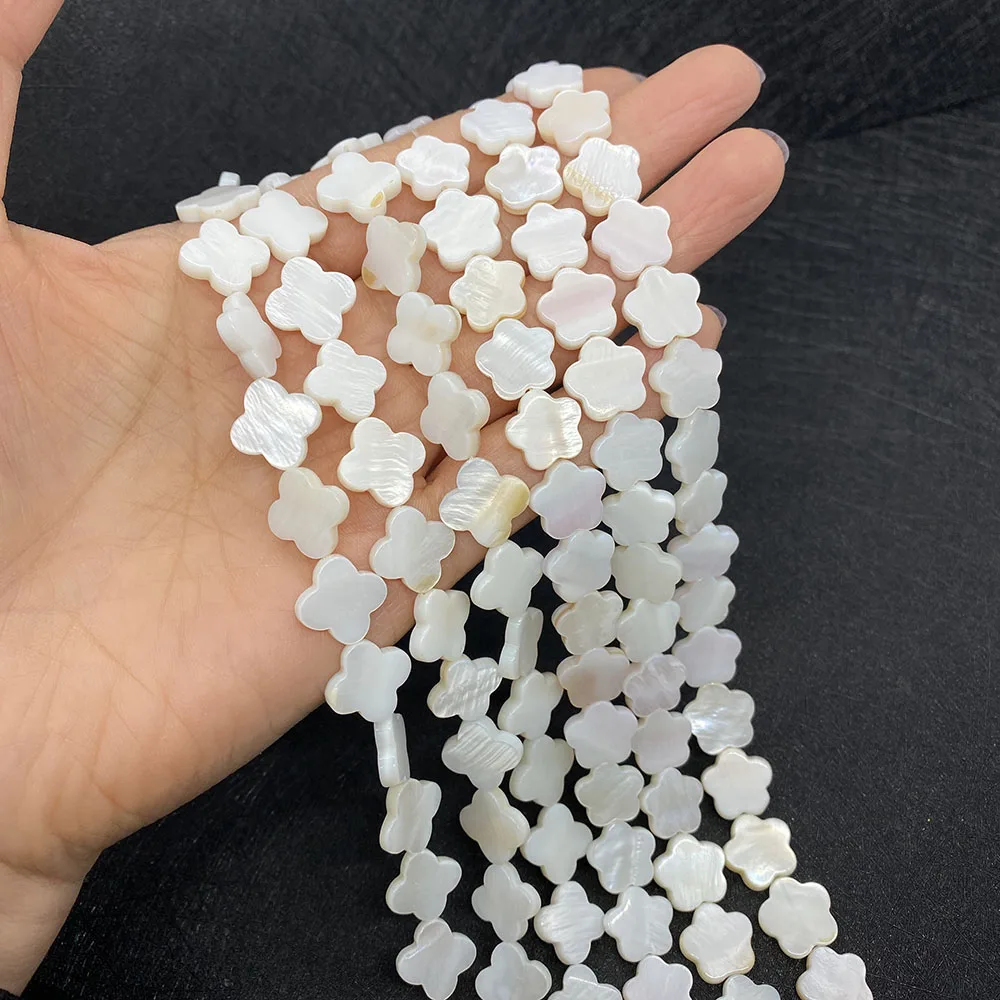 Top Trends: Natural Freshwater Shell Beads Flower Shape Shell Mother Of Pearl Loose Spacer Beads For Jewelry Making DIY Bracelet Necklace Shoppable Styles