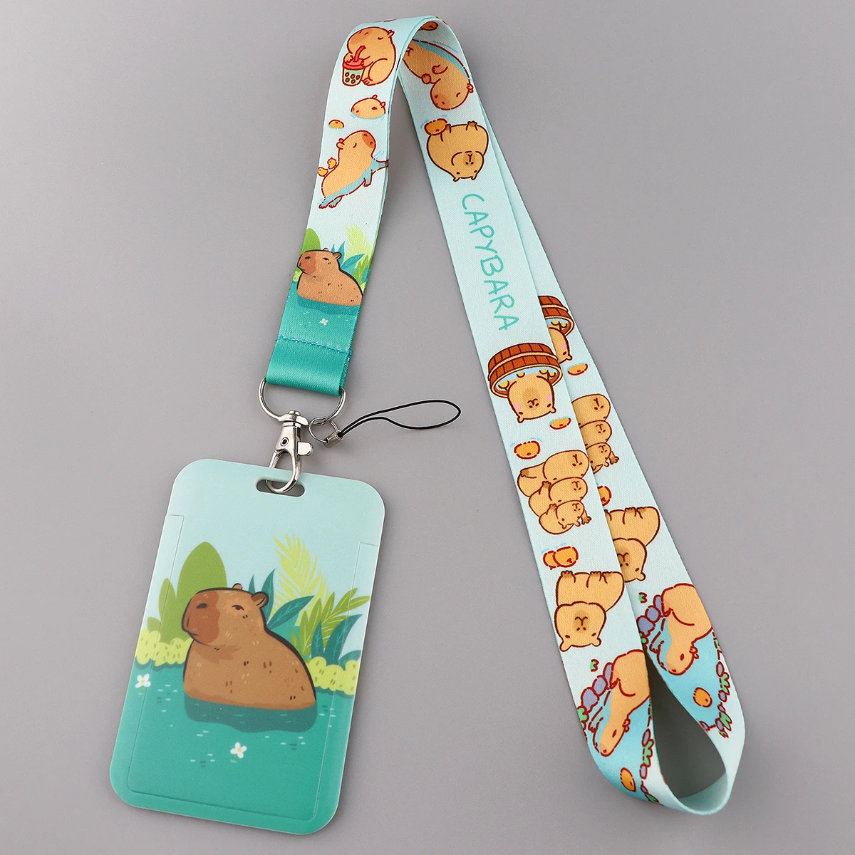 Top Trends: Cute Capybara Lanyard For Keys Neck Strap ID Card Badge Holder Cell Phone Strap Key Chain Key Holder Key Rings Accessories Gifts Shoppable Styles