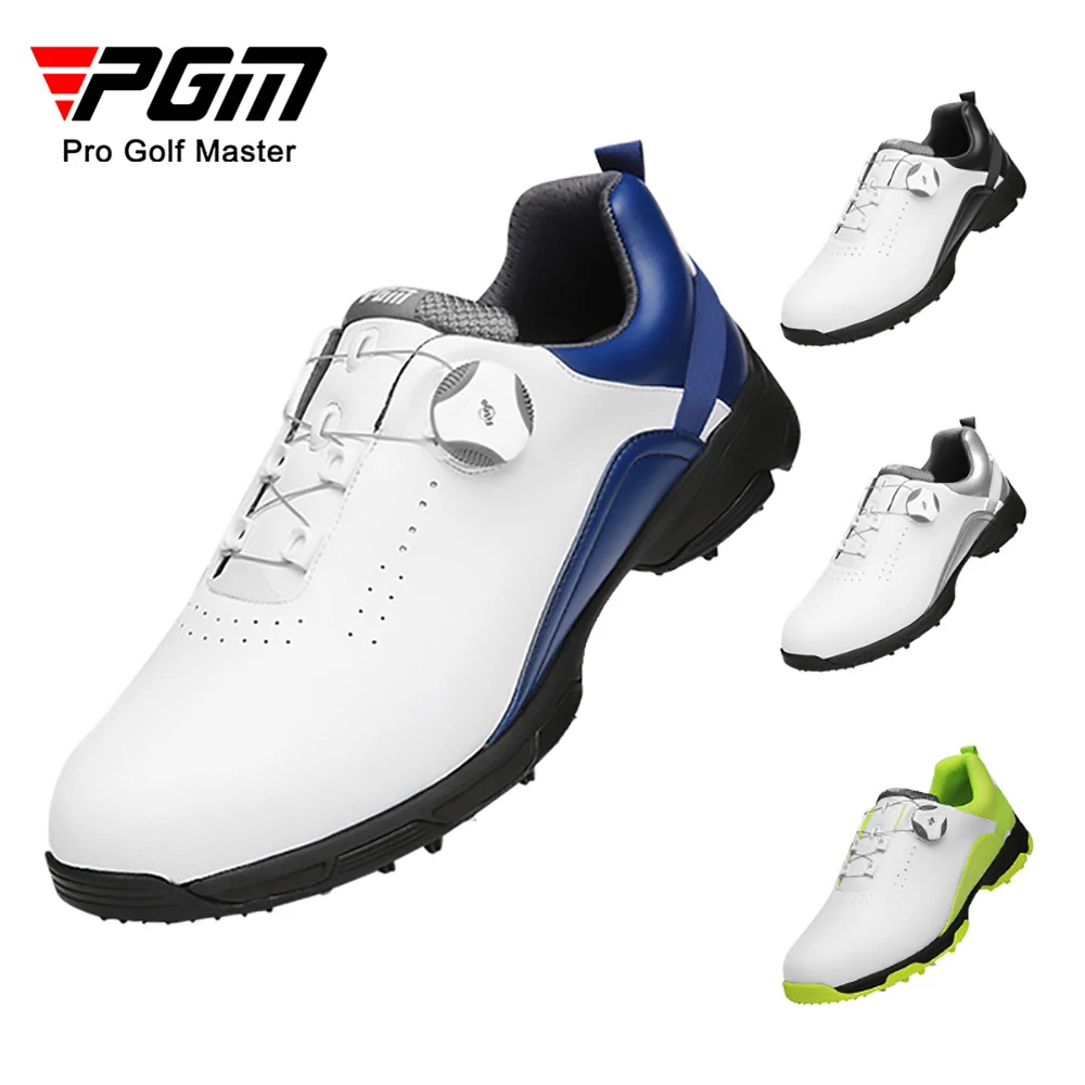 Top Trends: PGM Golf Shoes Men's Waterproof Breathable Golf Shoes Male Rotating Shoelaces Sports Sneakers Non-slip Trainers XZ143 Shoppable Styles