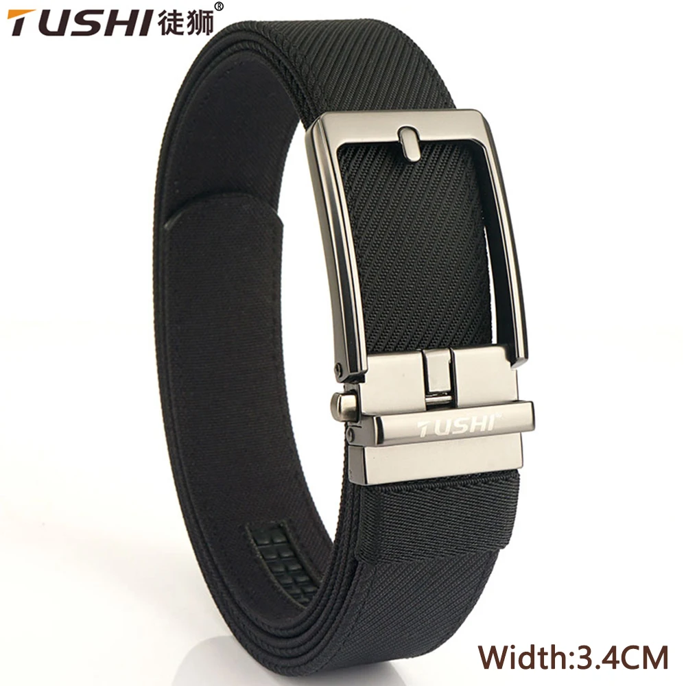 Top Trends: TUSHI Military Belt For Men Sturdy Nylon Metal Automatic Buckle Police Duty Tactical Belt Outdoor Soft Girdle IPSC Accessories Shoppable Styles