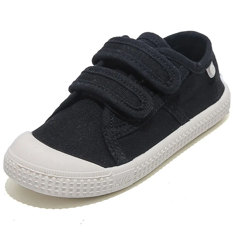 Top Trends: Unisex 2023 New All-match Child Girl Sneakers Flat Heel Children Shoes For Kids Boys Pupils Button Canvas Baby Shoes Kids Shoppable Styles - Image 5