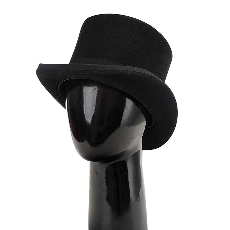 Top Trends: Top Hat For Men Women Winter Fedoras Wool Top Hat Flat Mad Hatter Top Hat Traditional Magic High Top Hat Party Costume Accessory Shoppable Styles - Image 3