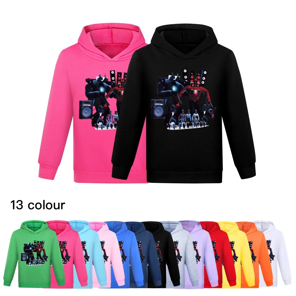 Top Trends: Game SKIBIDI Toilet Hoodie Kids Hooded Coats Baby Girls Clothes Teenager Boys Full Sleeve Sweater Children Pullover Sweatshirts Shoppable Styles