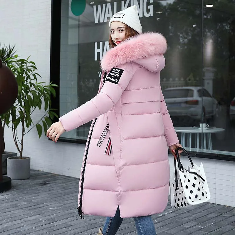 Top Trends: NEEDBO Winter Jacket Women Fur Collar Long Parka Warm Slim Winter Coat Woman Puffer Jacket Oversized Padded Outwear Coat Women Shoppable Styles