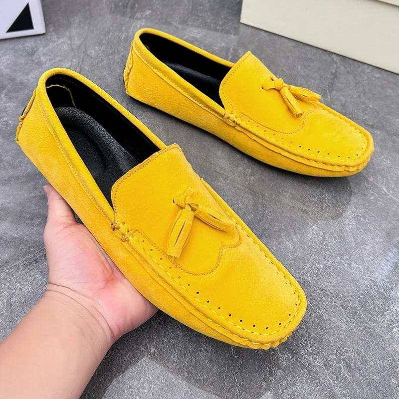 Top Trends: YRZL Loafers Men Casual Shoes Tassel Brogue Big Size Driving Shoes Men Loafers Moccasins Breathable Slip On Loafers For Men Shoppable Styles