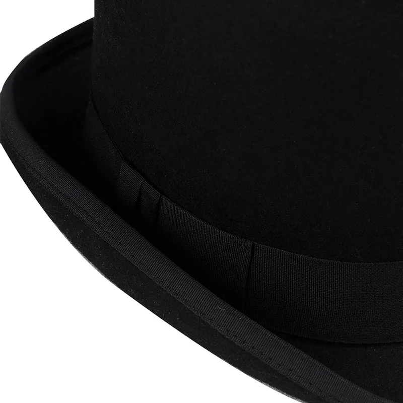 Top Trends: Top Hat For Men Women Winter Fedoras Wool Top Hat Flat Mad Hatter Top Hat Traditional Magic High Top Hat Party Costume Accessory Shoppable Styles - Image 6