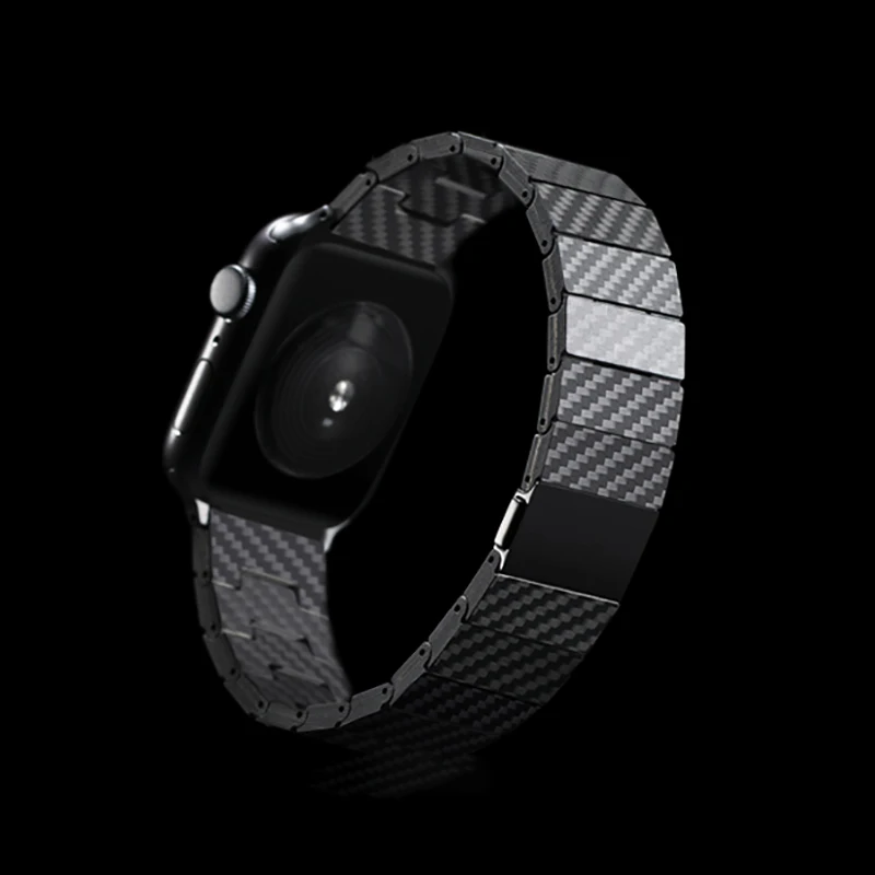 Top Trends: Carbon Fiber Strap For Apple Watch Band 45mm 41mm 44mm 40mm 42mm 49mm Lightweight Link Bracelet IWatch Series 4 3 6 SE 7 8 Ultra Shoppable Styles