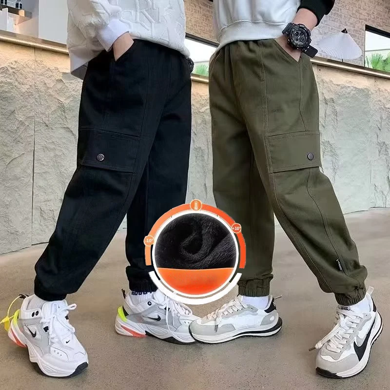 Top Trends: Children&#039;s Spring And Autumn Workwear Pants Fashionable And Handsome Boys&#039; Autumn And Winter Clothing Trendy Pants Big Boys Shoppable Styles