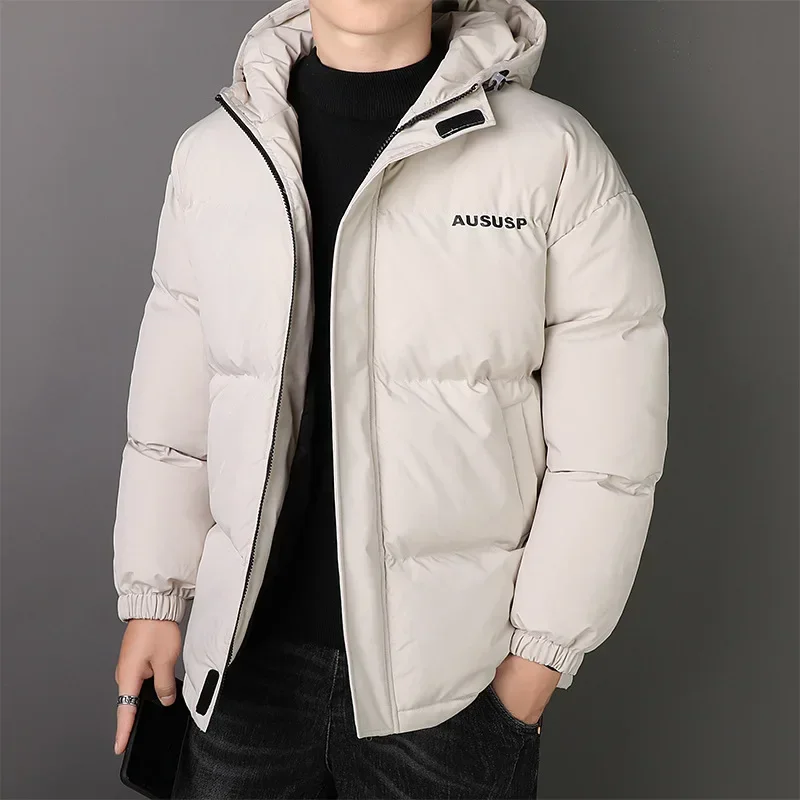 Top Trends: Men‘s Jacket Warm Thicken Windproof Coat Fall Winter Fashion Hoodie Parkas Waterproof Puffer Cotton Padded Jackets Oversized Shoppable Styles