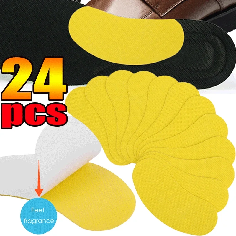 Top Trends: 12 / 24pcs Shoes Deodorant Sticker Deodorant Foot Odor Deodorant Sneaker Smell Fresh Deodorant Insole Sterilization Sticker Shoppable Styles