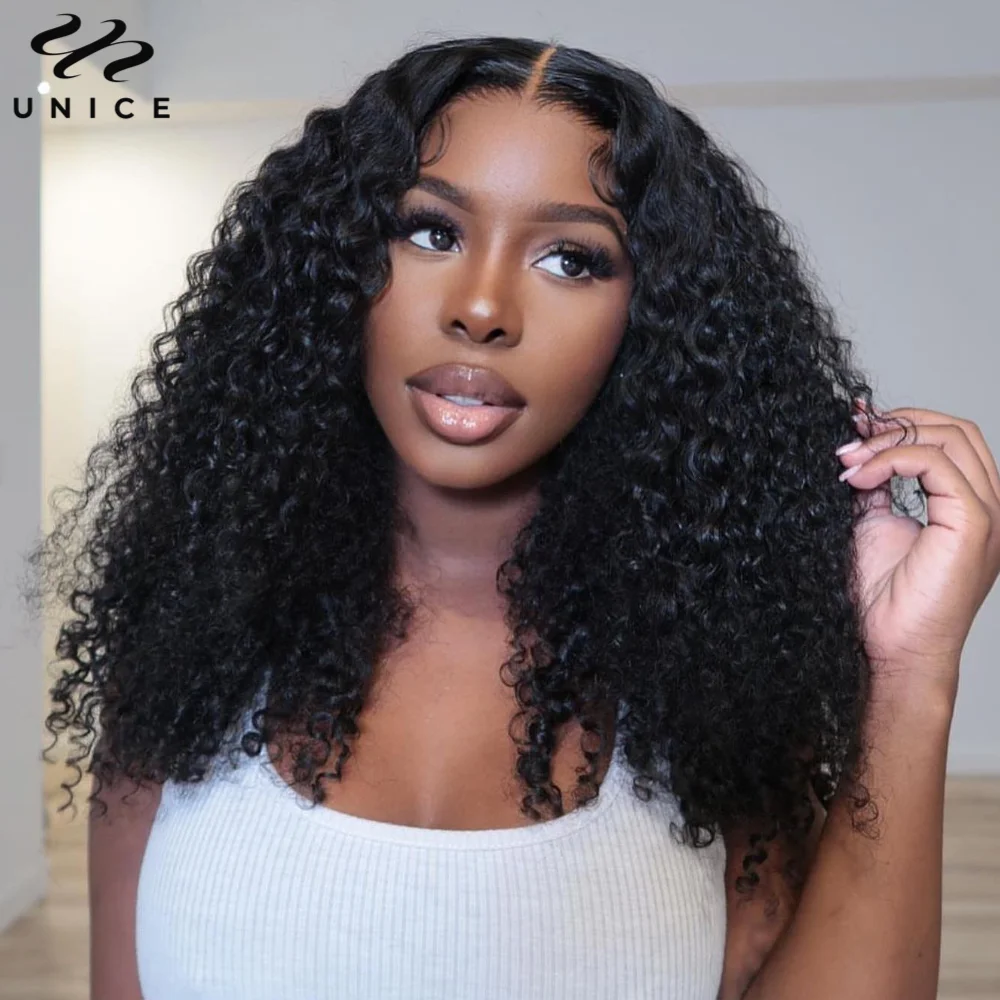 Top Trends: 5x5 HD Lace Wig Pre Cut Pre Plucked Wear Go Glueless Wig Human Hair Jerry Curly Wig Beginner Friendly Lace Closure Wig Shoppable Styles