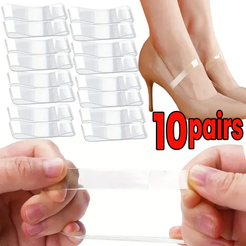 Top Trends: Invisible Elastic Silicone Transparent Shoelaces For High Heel Shoes Clear Shoe Laces Straps Holding Loose Ankle Shoelace Shoppable Styles