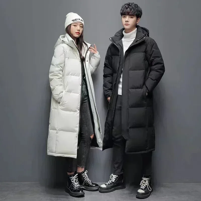 Top Trends: New -20°C Down Jacket Men Long Jackets Winter Warm Lightweight White Duck Down Coats Men Streetwear Overcoats Women Clothing Shoppable Styles