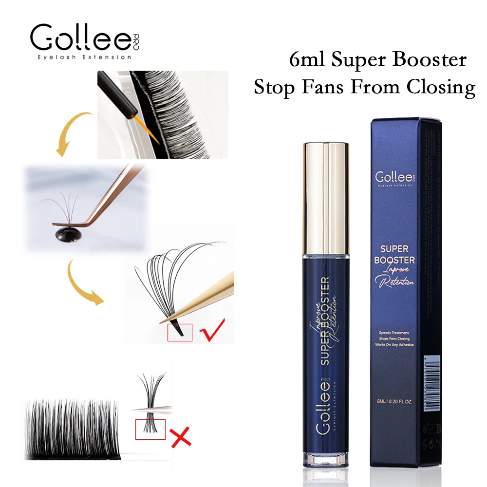 Top Trends: Gollee Booster Glue Accelerator For Eyelash Extension Glue 6ml Stop Fans From Closing Lash Make Fans Bonder Glue Help Adhesive Shoppable Styles