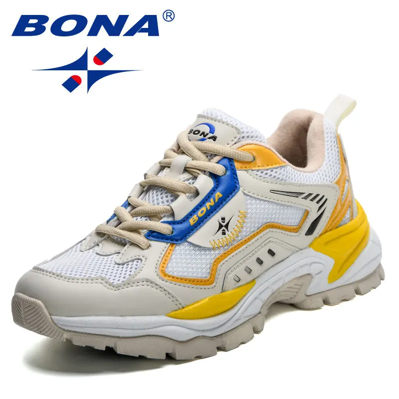 Top Trends: BONA 2023 New Designers Lightweight And Wear-resistant Brand Classics Light Sneakers Women Fashion Running Shoes Casual Walking Shoppable Styles - Image 6