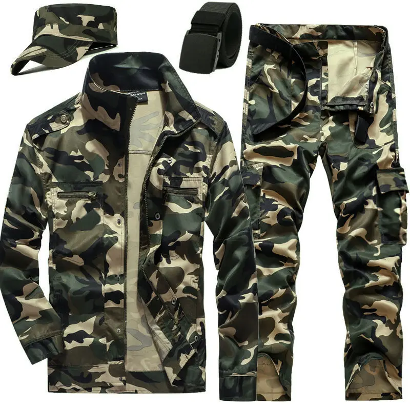 Top Trends: Camouflage Suit Men Wear Resistant To Dirty Overalls Auto Workshop Labor Insurance Clothing In Spring And Summer Shoppable Styles