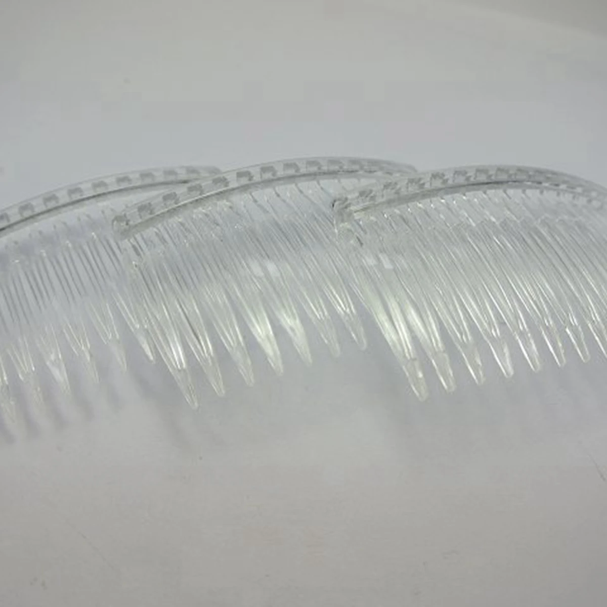 Top Trends: 20 Clear Plastic Hair Clips Side Combs Pin Barrettes 70X40mm For Ladies Clear Plastic Side Combs Pin Barrettes Shoppable Styles