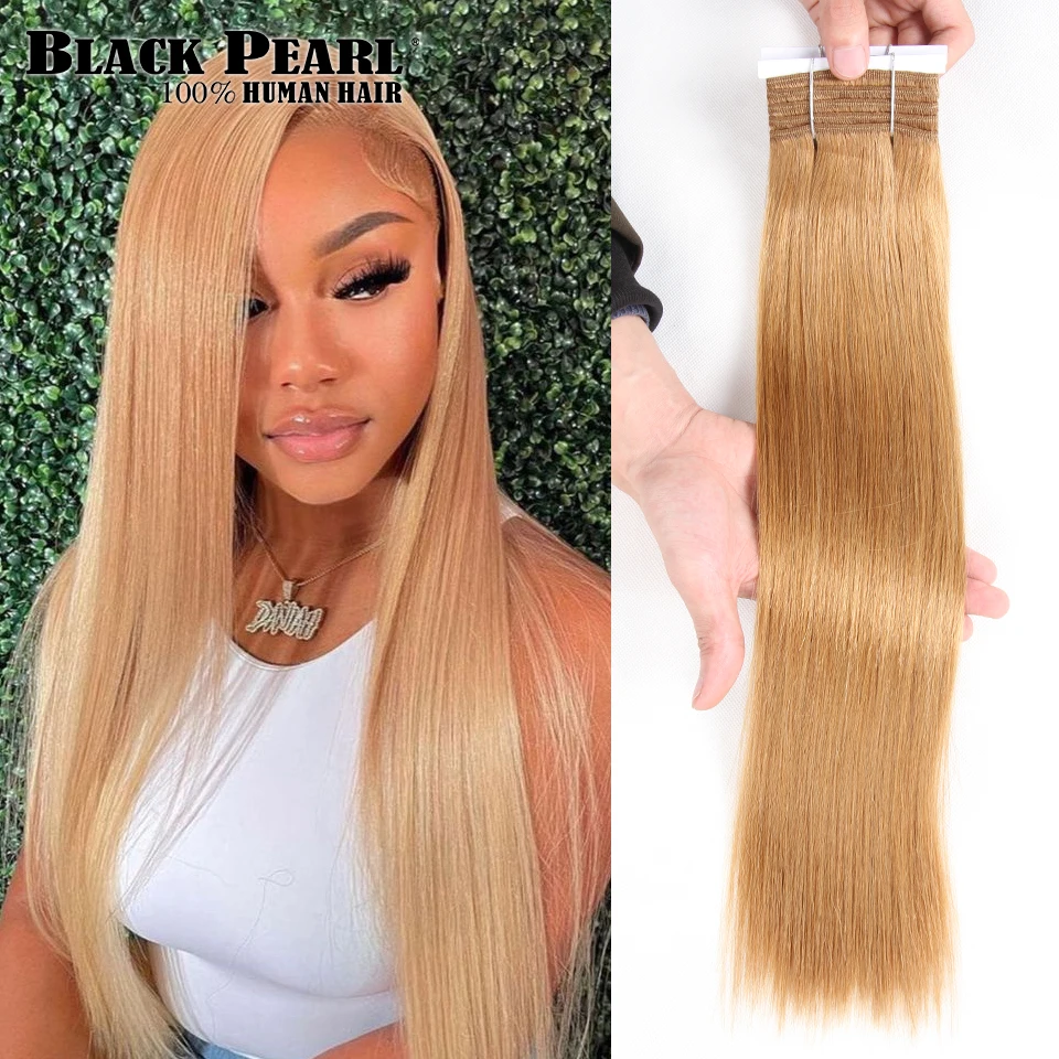 Top Trends: 27 # Honey Blonde Brazilian Bone Straight Human Hair Bundles 100% Virgin Human Hair Extensions Brazilian Hair Weave 1 3 Bundles Shoppable Styles