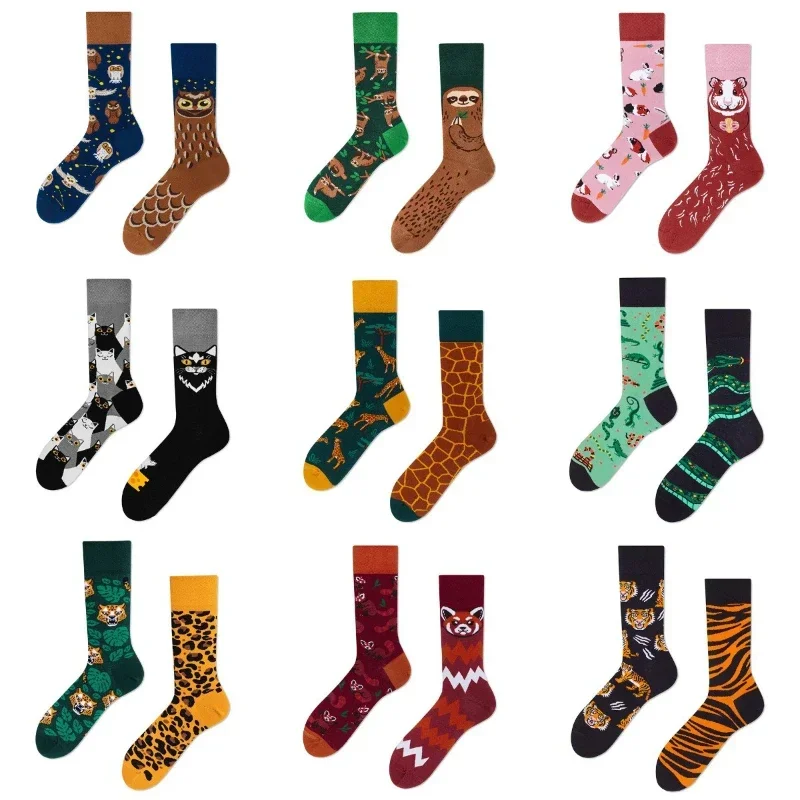 Top Trends: Cross Border New Spring / Summer Personalized Cartoon AB Fashion Socks Creative Cartoon Couple Cotton Socks Shoppable Styles