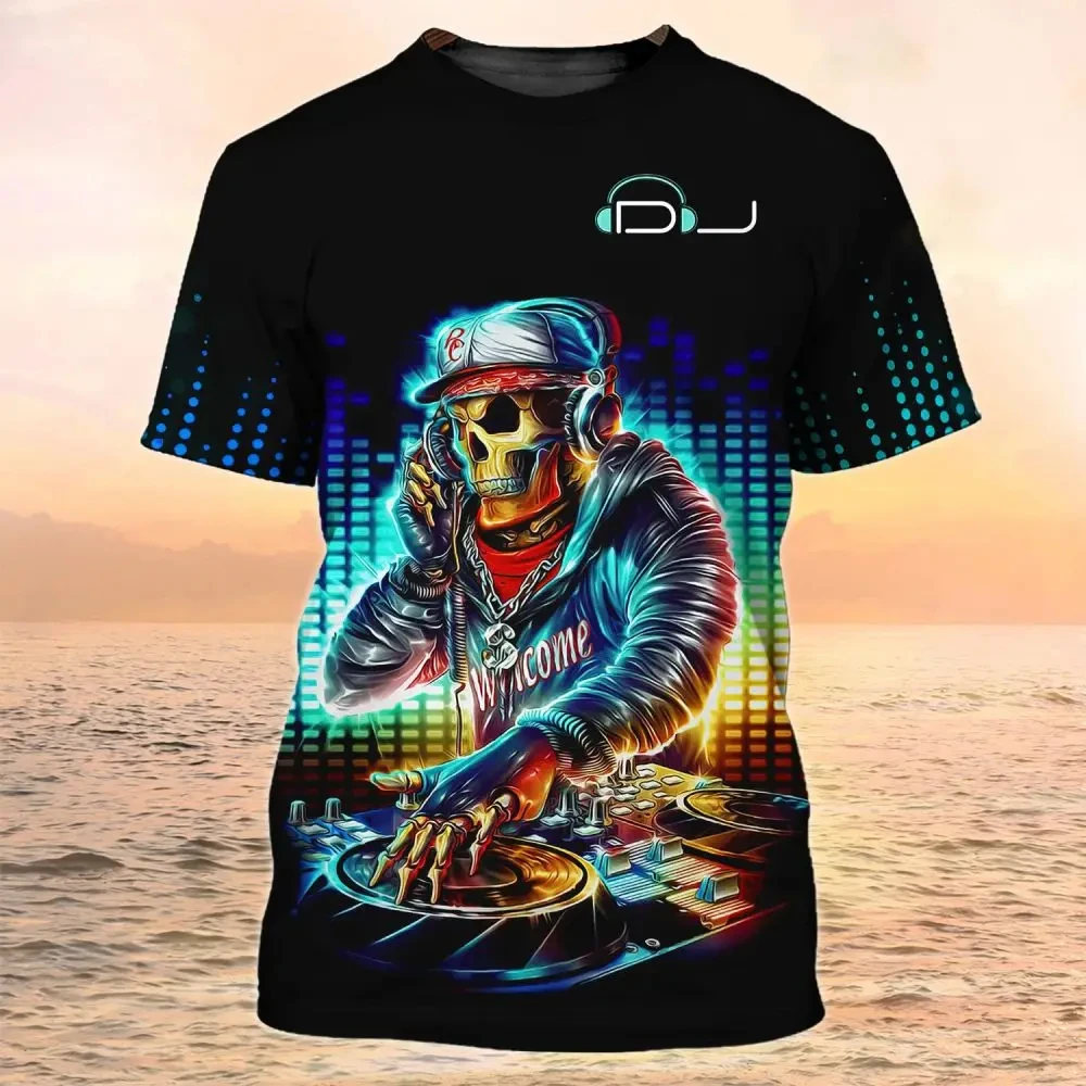 Top Trends: 2024 New Men's T-Shirts DJ Singer Graphic Men's Shirts Short Sleeve Tops Fashion Designer Dress O-Neck Pullover Summer Clothes Shoppable Styles - Image 4