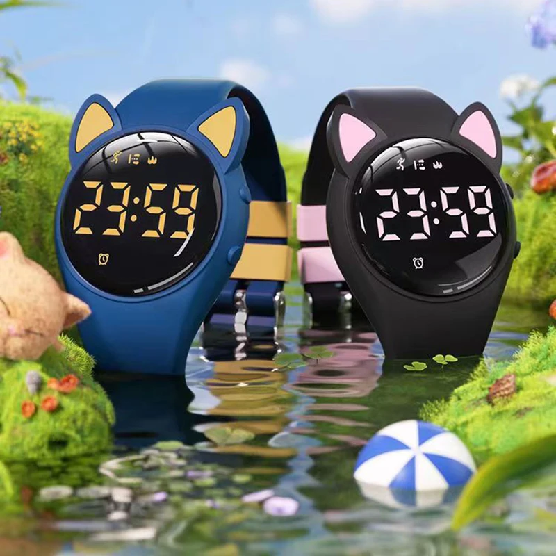 Top Trends: Children&#039;s Watch Electronic Kids WristWatch For Boy Girl 50m Swimming Waterproof Student Sports Digital Watch Kids Watch Reloj Shoppable Styles