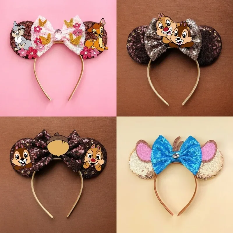 Top Trends: Disney Pluto Ears Headbands For Women Carnival Cosplay Goofy Hat Hairband Girls Sequins Bow Bone Hair Accessories Adult Kid Gift Shoppable Styles - Image 6