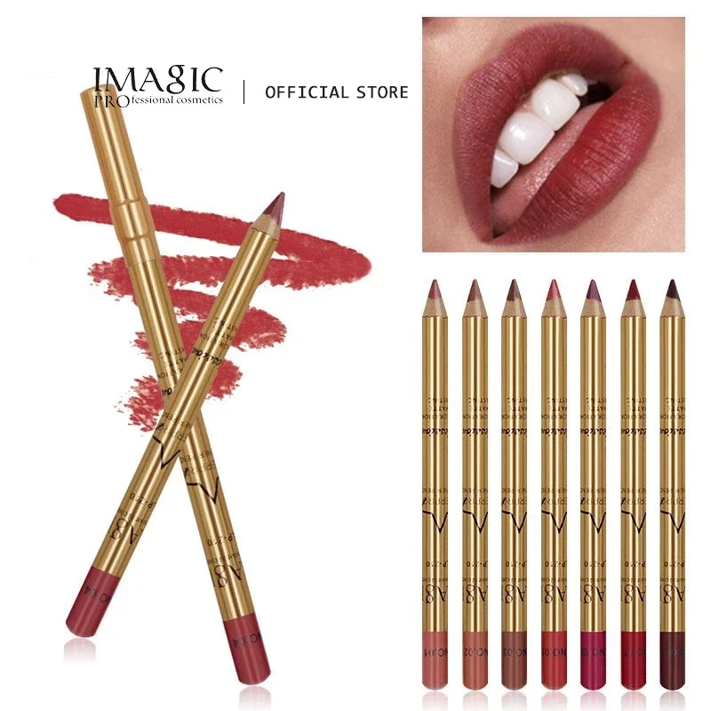 Top Trends: IMAGIC 8Colors / Kit Lip Liner Pencil Nude Matte Lip Liner Moisturizing Waterproof Long Lasting Makeup Professional Lip Liner Tool Shoppable Styles