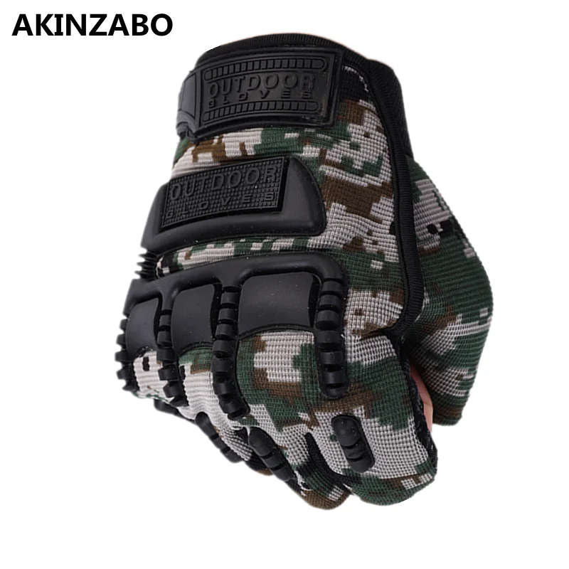 Top Trends: Tactical Gloves Fingerless Camouflage Outdoor Sport Fitness Half Finger Mittens Bicycle Training Boxing Fighting Military Gloves Shoppable Styles