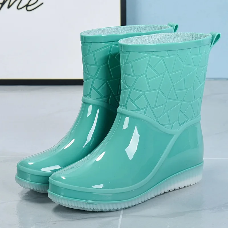 Top Trends: 2024 New Women Rain Boots Waterproof Rain Shoes Women's Galoshes Non-slip Rainshoes Fishing Water Shoes Ladies Waterproof Shoes Shoppable Styles