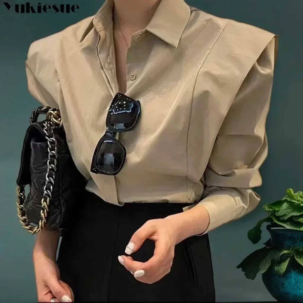 Top Trends: Women&#039;s Shirt Autumn 2023 New Chic Long-Sleeve Loose Blouses Street Elegant Tops Shirt OL Office Women Blouses And Tops Shirts Shoppable Styles