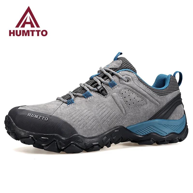 Top Trends: HUMTTO Waterproof Shoes For Men Hiking Shoes Leather Mens Sports Luxury Designer Outdoor Climbing Trekking Walking Sneakers Man Shoppable Styles