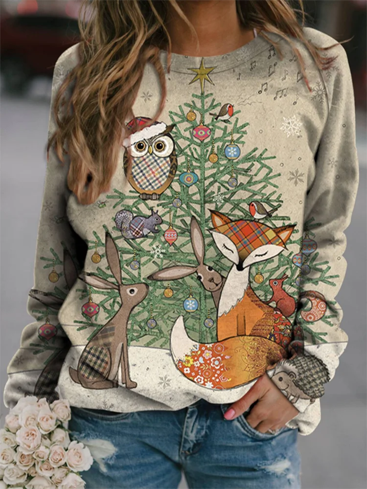 Top Trends: 2023 Christmas Snowman 3D Printed Women's Sweater Long Sleeve Round Neck Autumn And Winter Casual Sports Pullover Large Size 6XL Shoppable Styles - Image 6