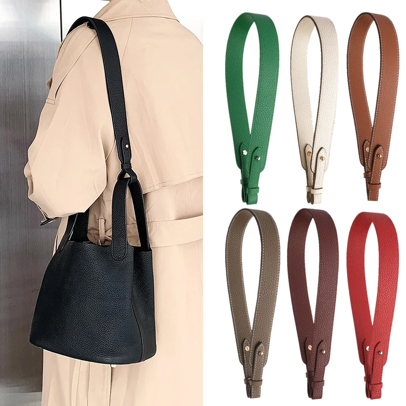 Top Trends: Genuine Leather Bag Shoulder Strap Replacement Crossbody Straps Cowhide Handbag Handle Belt For Women DIY Bag Accessories Shoppable Styles