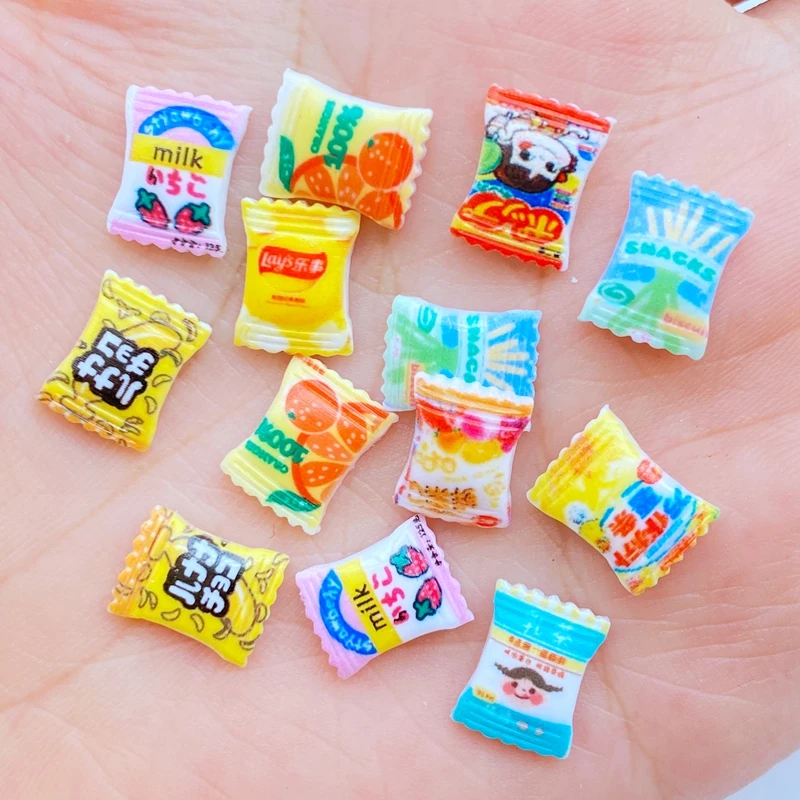 Top Trends: 40pcs 3D Charms Kawaii Cartoon Candy Nail Rhinestones Gems Glitter Acrylic Nail Art Jewelry Manicure Nail Decoration Accessories Shoppable Styles