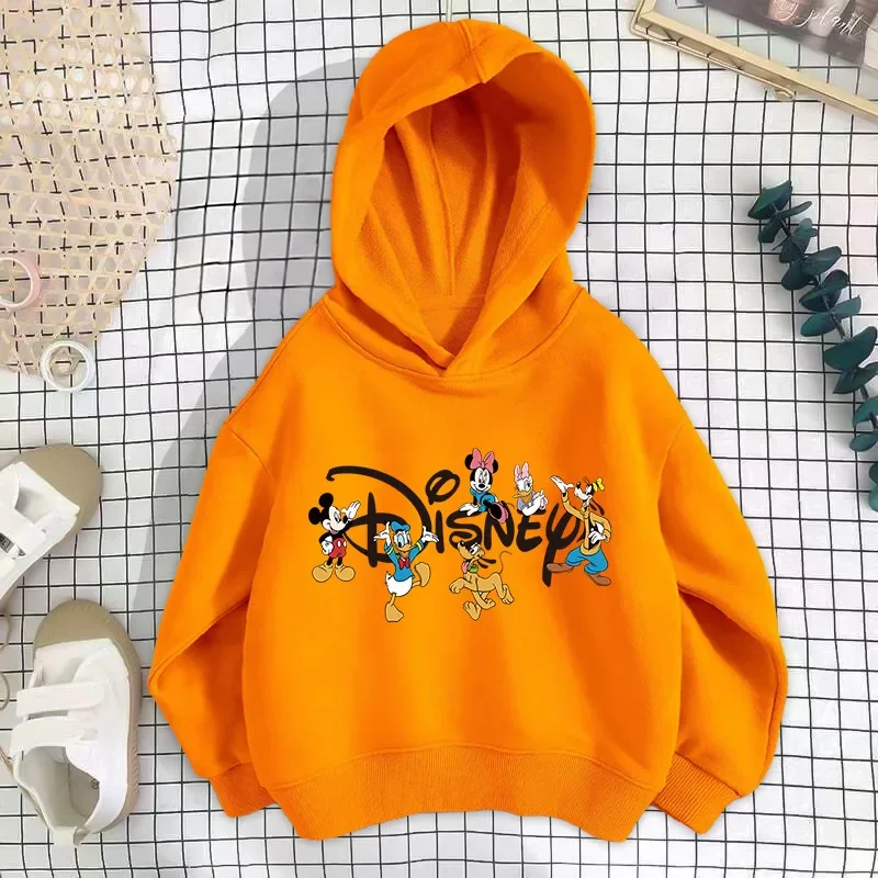 Top Trends: Girls Cartoon Hoodie Clothing Fall Boy Girl Baby Toddler Minnie Mickey Mouse Cute T-shirt Kids Long Sleeve Pure Cotton T-shirt Shoppable Styles - Image 3