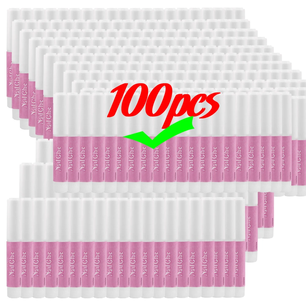 Top Trends: Nail Glue For Acrylic Nails (100pcs) Press On Nails Professional Nail Tip Glue Long Lasting Nail Adhesive Glue Super Bond #Net2g Shoppable Styles