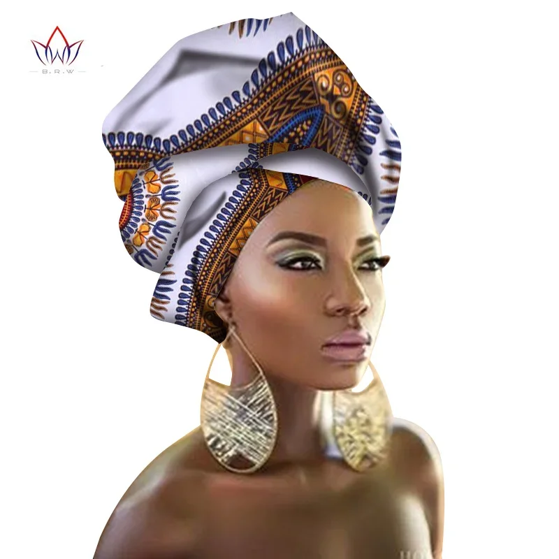 Top Trends: Multi-color Hair Accessory Headband Bazin Head Wrap Tie Scarf High Quality African Hair Head Scarf Gele & Ipele BRW02 Shoppable Styles