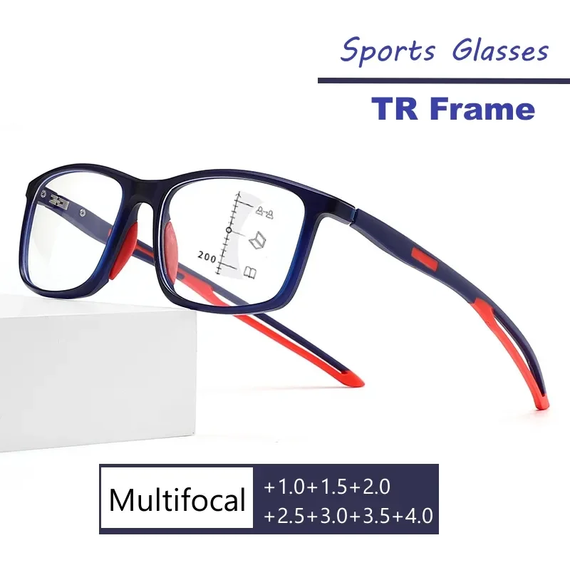 Top Trends: TR90 Progressive Multifocal Glasses Ultralight Blue Light Blocking Reading Glasses Men Women Vintage Near Far Presbyopia Eyewear Shoppable Styles