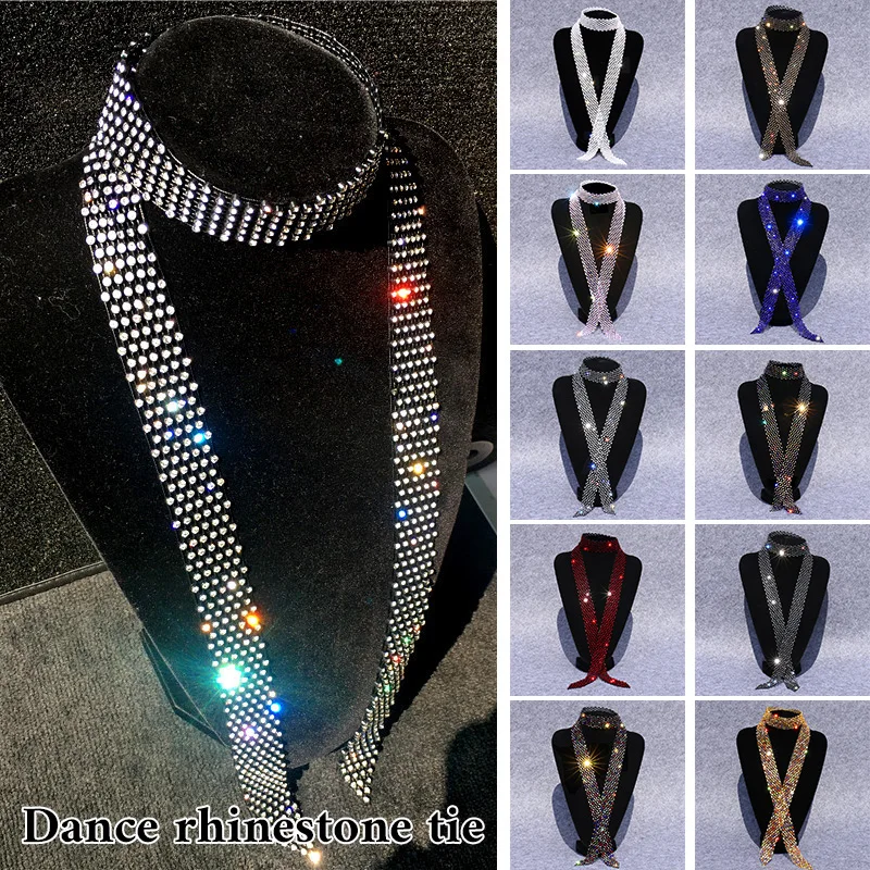 Top Trends: Sequins Rhinestones Ties Belt Men Women Fashion Party Stage Night Club Bar Simple Style Decorative Shiny Ties Accessories Shoppable Styles