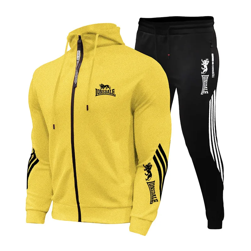 Top Trends: Mens Tracksuits 2023 Men Sets Polyester Breathable Tracksuit Zipper Hoodie + Pants Tracksuit Men Sport Fitness Men's Clothing Shoppable Styles - Image 5