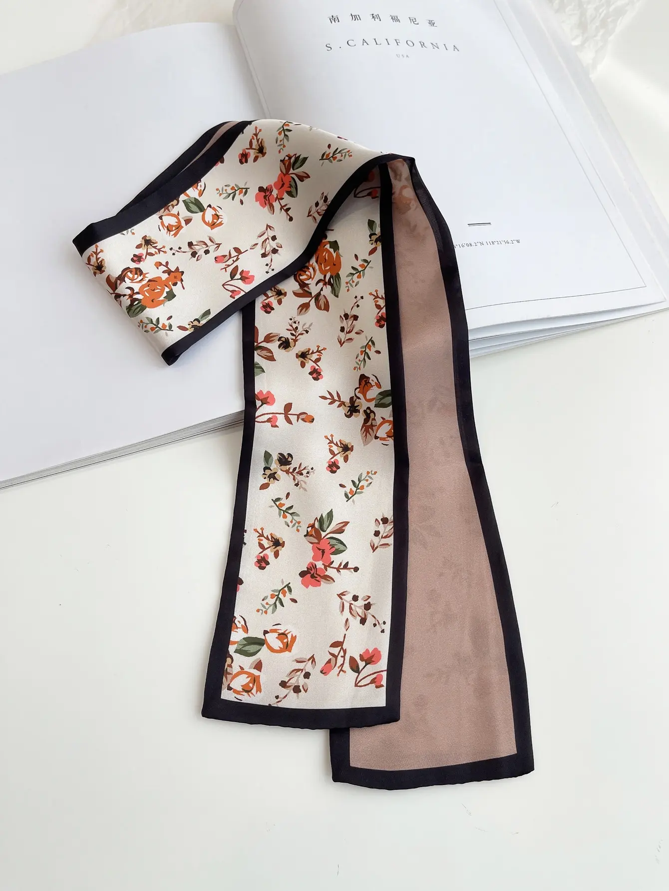 Top Trends: NEW Fashion Print Hair Ribbon Scarf Women Neck Tie Bag Scarfs Satin Silk Skinny Headscarves Ladies Foulard Floral Bands Shoppable Styles - Image 4