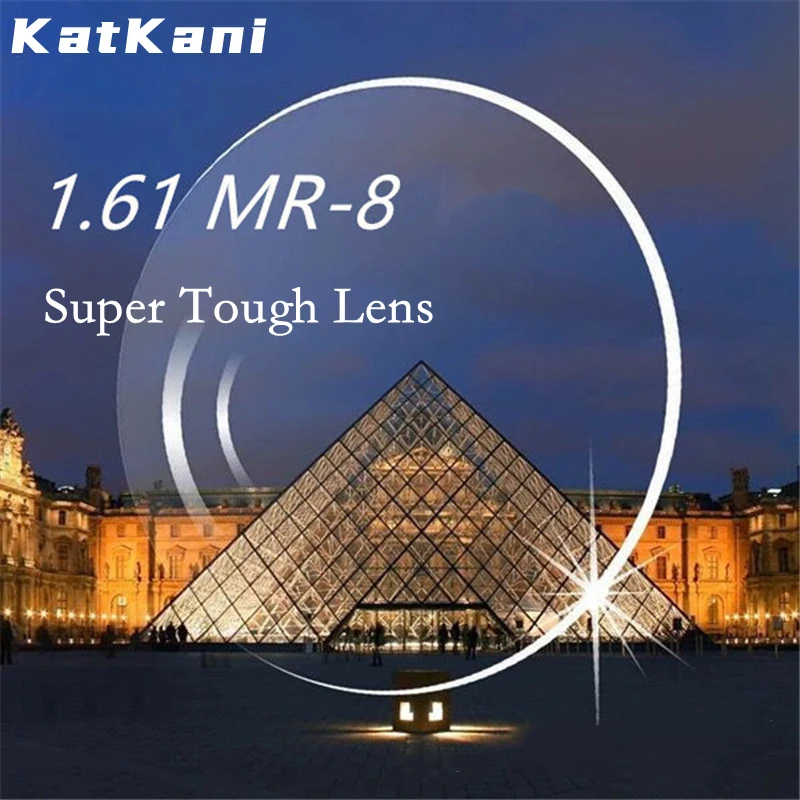 Top Trends: KatKani 1.61 MR-8 Super Tough Optical Lens Myopia / Hyperopia / Astigmatism Single Vision Rimless Glasses Lenses SHP+ 6.00~-10.00 Shoppable Styles