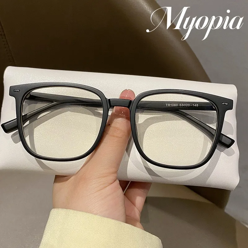 Top Trends: Ladies Fashion Myopia Glasses Men Women Blue Light Blocking Transparent Prescription Eyewear Unisex Minus Diopter Eyeglasses Shoppable Styles