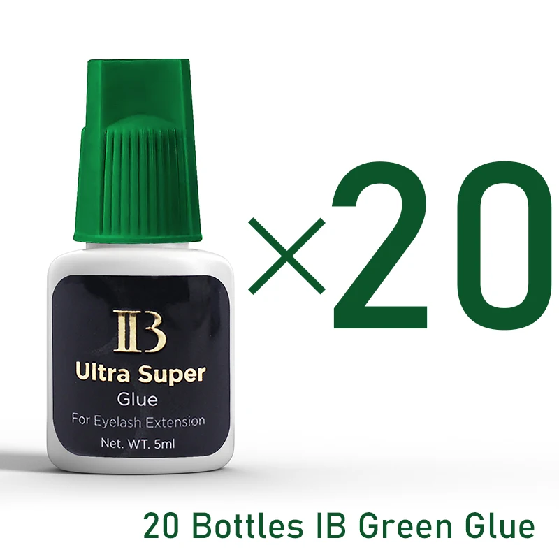 Top Trends: 20 Bottles IBeauty Ultra Super For Eyelash Extension Glue Green Cap Waterproof Lash Adhesive Makeup Tool Fastest Eyes Open Korea Shoppable Styles