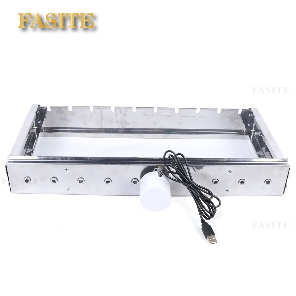 Title 9, Stainless Steel Barbecue Grill Outdoors Electri...