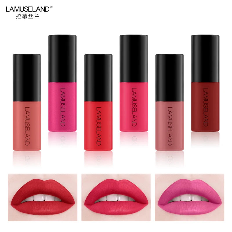 Top Trends: 12 Colors Sexy Matte Lipstick Beauty Lip Gloss Tinted Balm Waterproof Makeup Woman Makeup Cosmetics 화장품 Shoppable Styles