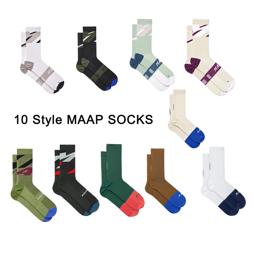 Top Trends: NEW 10 Style Cycling Socks For Men & Women Mtb Socks Breathable Anti Slip Outdoor Sport Bicyle Running Hiking Socks 2023 Shoppable Styles