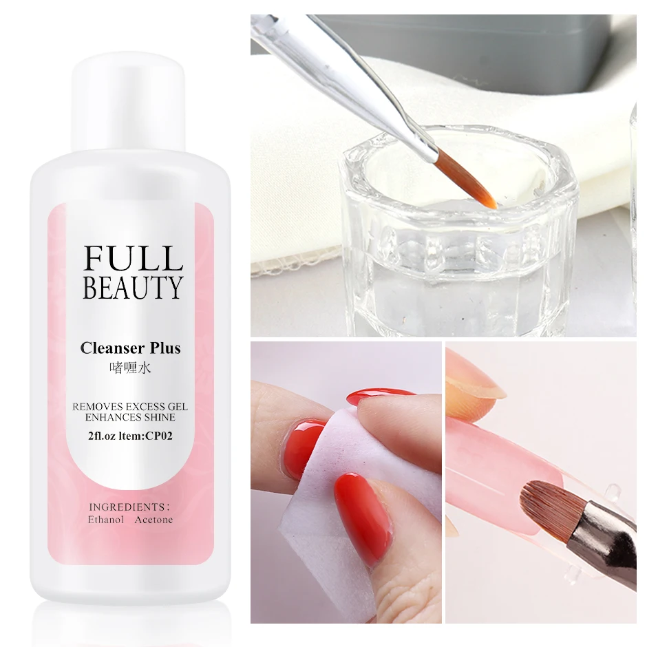 Top Trends: 35ml Clean Nail Degreaser Liquid Remove Excess Polish Gel Layer Slip Solution For Acrylic Extension Tools Cleanser Plus LY1809-1 Shoppable Styles